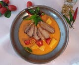 Ente mit rotem Curry